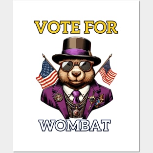 Wombat for President: Vote 2024 Posters and Art